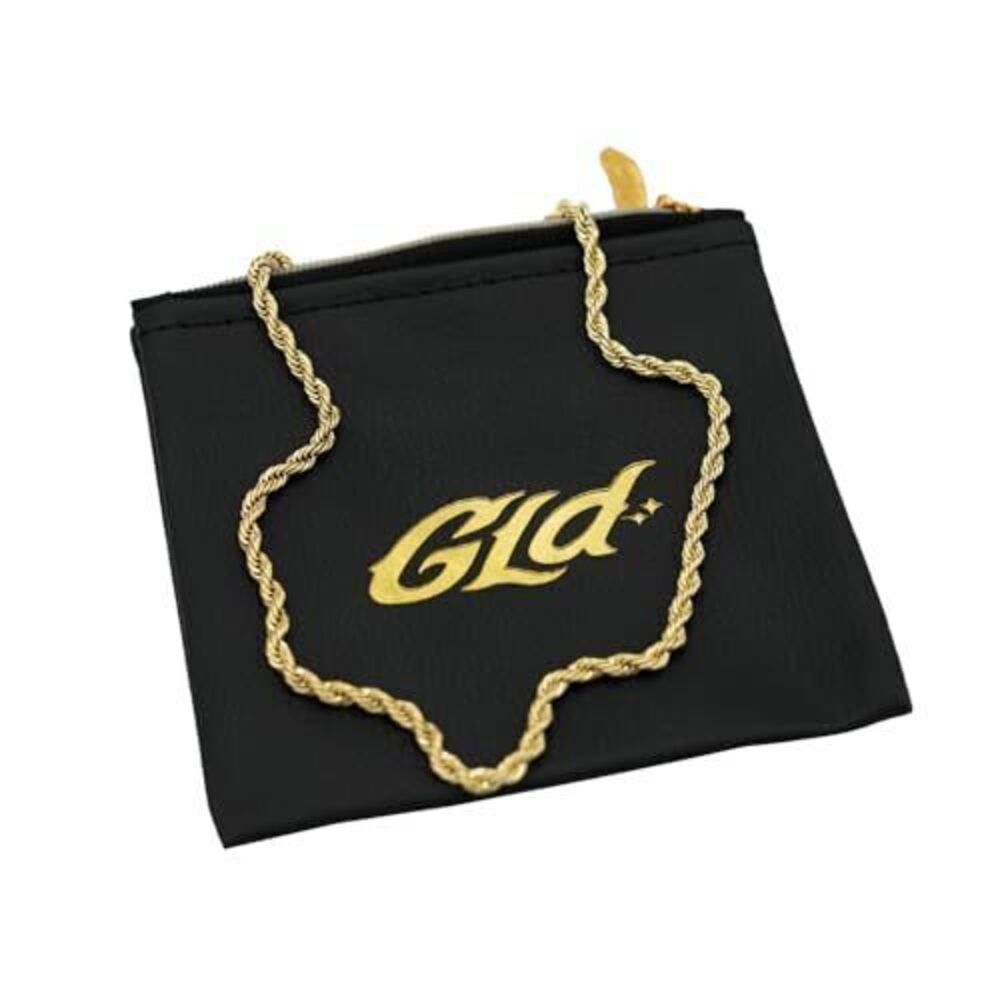 1494 Rope Chain Necklace – 4MM, 14", 18K Gold-Plated Yellow Gold –